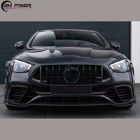 2022 classe E W213 E63 B STYLE BODYKIT 2018-2022 carbone sec lèvre couvercle de moteur diffuseur W213 ROCK pièces automobiles FACELIFT
