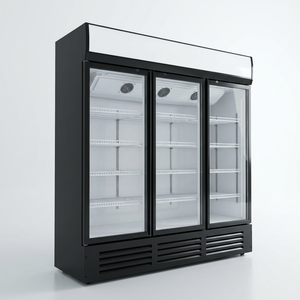Enfriador de Aire para Tiendas de Conveniencia, Enfriador Vertical de Bebidas para Supermercados, Refrigerador Comercial con Puerta de Vidrio y Control LED - Product Image 4