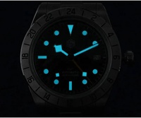 Reloj Deportivo de Lujo STC-G08A de 40MM GMT para Hombre, Automático, Superluminoso, Resistente al Agua 200m