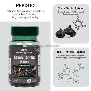 แคปซูลกระเทียมดำไร้กลิ่น 6000 มก. สำหรับเสริมสร้างสุขภาพหัวใจและภูมิคุ้มกัน (ฉลากสินค้าส่วนตัว) - Product Image 2