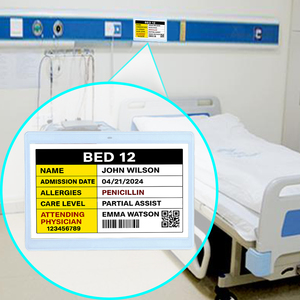Wholesale 7.5 Inch Esl System Digital Price Tag Wifi Four Color E-Ink Electronic Shelf Label For Hospital Smart Healthcare - Product Image 1