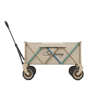 Carrito de camping personalizable Wow, plegable de cuatro ruedas, portátil para compras al aire libre, para viajes de camping - Product Image 1