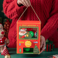 Boîte cadeau en papier personnalisée pour l'Avent, boîte de rangement pour capsules surprise et jouets, idéale pour les fêtes de Noël