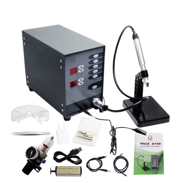 100W High Power 110V/220V Permanent Stainless Steel Pulse Arc Argon Dental Jewelry Spot Welding Machine Metal Material