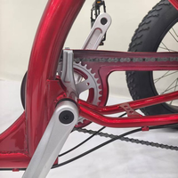 4OEM Quadricycle Électrique Tout-Terrain à Pédales Pneus Larges Motoneige Électrique Vélo Électrique à 4 Roues