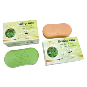 Natural plant insect soap Wholesale Leaves Skin Smooth And Whitening Apples and strawberries handmade soap