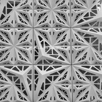 Panneaux 3D en aluminium personnalisables pour une utilisation extérieure et extérieure, ignifuges, imperméables, durables, murs-rideaux pour façade de bâtiment