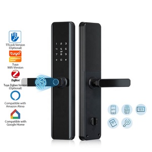 Serrure de porte intelligente numérique électronique Wi-Fi GL-D1 à empreinte digitale avec application Tuya, prix usine - Product Image 2