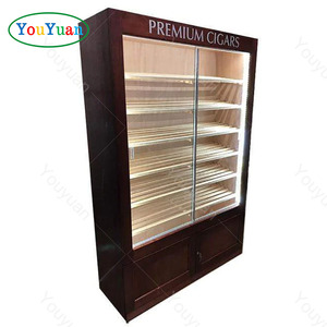 Cigar Humidor Tủ dược gỗ <span class=keywords><strong>Showcase</strong></span> thiết kế cho cửa hàng Y Tế trang trí gỗ tuyết tùng hiển thị hộp nhỏ xì gà tủ - Product Image 4