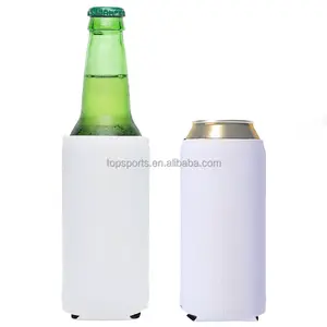 맞춤형 절연 네오프렌 접이식 슬림 캔 홀더 330ml 맥주 병 캔 빈 DIY 인쇄 준비 태양 전지 패널 - Product Image 1
