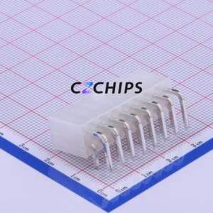 X9357WR-2x08-N2SN Wire-to-Board Pin Header Bent Lead Through Hole,P=4.2mm Connector 2x8P 4.2mm Right Angle Insert 16P - Product Image 2