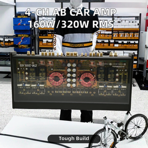 Amplificador de Subwoofer para Auto de 4 Canales Clase AB con Crossovers y Ecualizadores, Aluminio OEM Mono Clase D, Venta al Por Mayor de Fábrica - Product Image 2