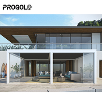 5x5 Personnalisé Taille En Plein Air En Aluminium Pergola Motorisé Gazebo Persiennes Toit Pergola Kits