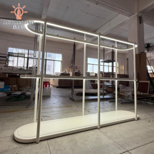 Estante de tienda moderno y personalizable, sistema de estante de exhibición de ropa, estantería de exhibición de ropa para tienda minorista - Product Image 2