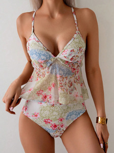 Traje de Baño Sexy con Estampado de Moda Estilo 2026 para Mujer, Ropa de Playa - Product Image 4