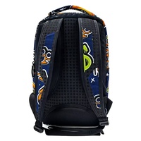 Sac à dos tendance Street Wealth Graffiti pour étudiants, sacoche pour ordinateur portable, sac à dos vibrant à imprimé intégral pour garçons et filles, idéal pour l'école et les voyages quotidiens