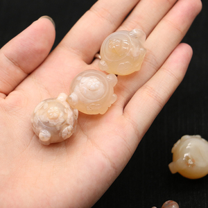 Vente en gros de pierres de fleurs d'agate Sakura, pierres de fleurs d'agate pour le thé, sculptures de pierres de palmier au meilleur prix - Product Image 1