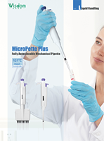 Micropipette de laboratoire électronique autoclavable mécanique à volume réglable WISDOM