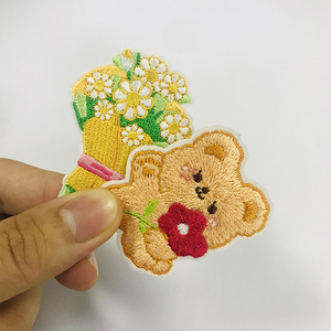 Thêu hình dạng động vật các bản vá lỗi hổ, voi, gấu trúc, cú dễ thương các bản vá lỗi thích hợp cho quần áo trẻ em - Product Image 3