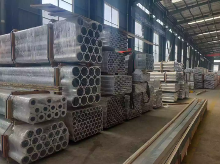 Aluminum extrusion profile tube square perforated Square hollow section aluminium tubes aluminum square pipe