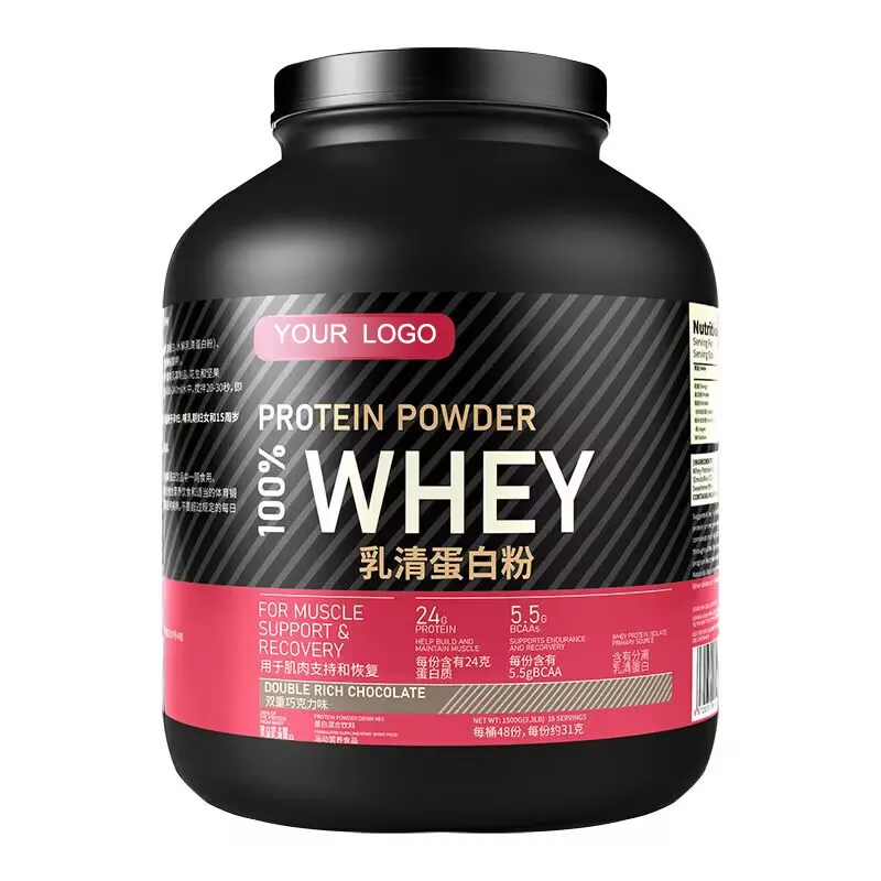 Özel etiket toptan organik 100% altın standart izole whey protein takviyesi proteini