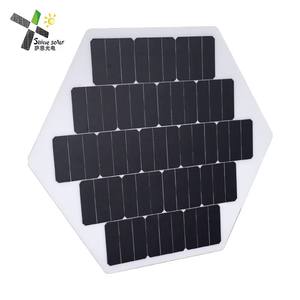 <span class=keywords><strong>Panneau</strong></span> <span class=keywords><strong>solaire</strong></span> flexible personnalisé en forme <span class=keywords><strong>de</strong></span> triangle 50W 60W 80W 100W 12V 18V 24V en époxy PET ETFE pour abris solaires et parasols - Product Image 4