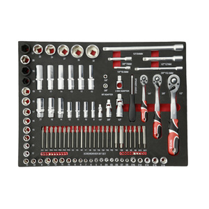 ชุดประแจบล็อก 55 ชิ้น ขนาด 1/4 นิ้ว ผลิตจากเหล็กโครเมี่ยมวาเนเดียม ชุดเครื่องมือซ่อมรถยนต์ - Product Image 1