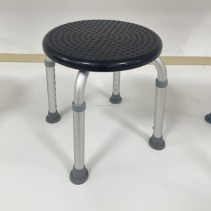 Chaise de <span class=keywords><strong>douche</strong></span> portable en aluminium réglable en hauteur pour personnes âgées - Product Image 6