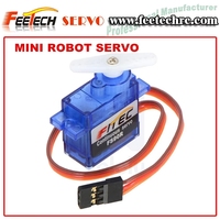 Fitec FS90R 迷你机器人伺服系统 超级连续旋转 ABS/PE 塑料材质 带遥控器 遥控模型 包含包装
