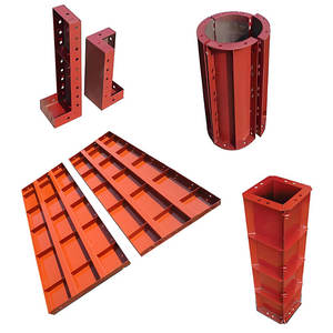 Sistema de encofrado de acero redondo de columna de hormigón encofrado formas - Product Image 3