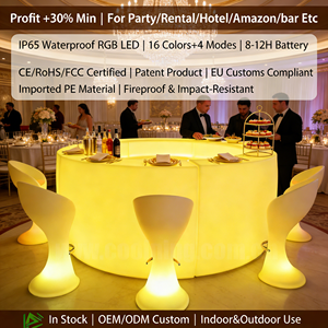 Meubles de bar à domicile compteur de bar à LED à changement de couleur avec télécommande pour la <span class=keywords><strong>location</strong></span> d'événements - Product Image 2