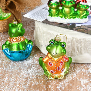 Christmas Hanging Decoration Home Glass <b>Personalised</b> Gift Hand-crafted European Glass Christmas Decoration Supplier - Product Image 6