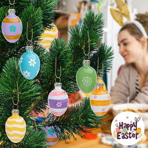 Huevos <span class=keywords><strong>de</strong></span> <span class=keywords><strong>Pascua</strong></span> <span class=keywords><strong>de</strong></span> Vidrio Pintados, Decoraciones Navideñas, Adornos Colgantes <span class=keywords><strong>de</strong></span> <span class=keywords><strong>Pascua</strong></span>, Luces Navideñas, Huevos <span class=keywords><strong>de</strong></span> <span class=keywords><strong>Pascua</strong></span> al por Mayor para Decoración - Product Image 2