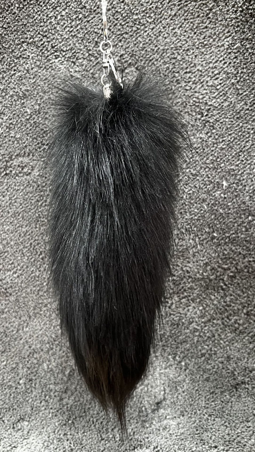 Longueur des cheveux noirs 25 cm