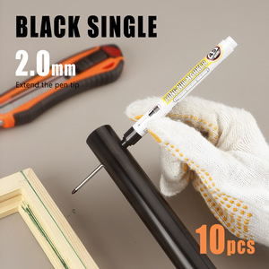 Pennarello indelebile a punta lunga da 40 mm a base d'olio, impermeabile e anti-sbiadimento, <span class=keywords><strong>per</strong></span> marcatura di fori profondi su legno e <span class=keywords><strong>piastrelle</strong></span> - Vendita calda transfrontaliera - Product Image 6