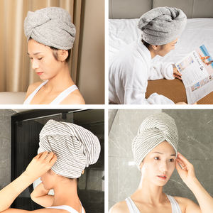 <span class=keywords><strong>Serviette</strong></span> de spa écologique avec logo personnalisé enveloppe en microfibre de charbon de <span class=keywords><strong>bambou</strong></span> double épaisseur pour <span class=keywords><strong>cheveux</strong></span> <span class=keywords><strong>bouclés</strong></span> à séchage rapide <span class=keywords><strong>Serviette</strong></span> de coiffure - Product Image 4