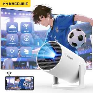 Proyector Magcubic HY300pro para <span class=keywords><strong>Cine</strong></span> <span class=keywords><strong>en</strong></span> Casa, Enfoque Manual, Wifi6, Android 14, Proyector LED LCD 720P, Compatible con Pantalla 4k - Product Image 2