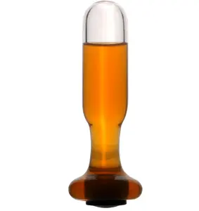 Glass back patio small heated and watered sex toys adult sex products anal plug beads