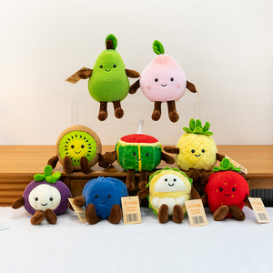 Juguete de Peluche de Fruta para Bebés, Adorable Muñeco de Peluche de Dibujos Animados para Escritorio, Sandía, <span class=keywords><strong>Kiwi</strong></span>, Regalo de Cumpleaños para Niños, Venta al por Mayor y al Detal - Product Image 2