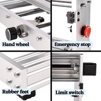 Mini Router CNC 3018 Max de Alta Calidad con Motor de Husillo DIY, Máquina de Grabado Refrigerada por Aire con Semiconductor, Compatible con DXF y AI para Madera y Cuero