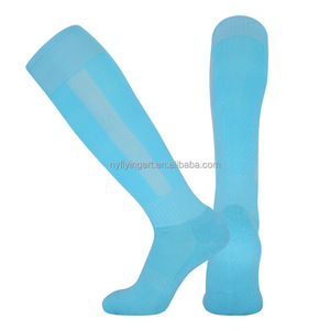 Flying Art Chaussettes de football professionnelles pour hommes, tricotées, respirantes, montantes jusqu'au genou, couleur unie, pour le printemps et la course à pied - Product Image 6