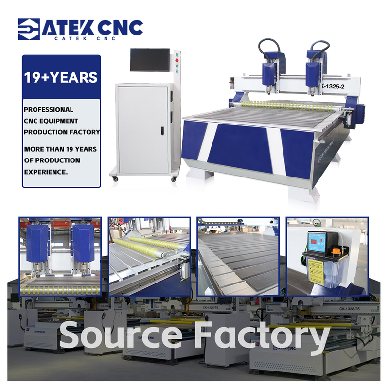 Affordable CNC Woodworking Router Double head