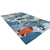 Bestseller Benutzer definierter 3D-Teppich Rutsch fester bedruckter 3D-Teppich für Klassen zimmer teppich Plüsch Weicher 3D-Bodenteppich