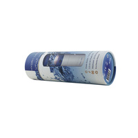 Boîte d'emballage cylindrique en carton rigide avec logo personnalisé imprimé, tube en papier rond, boîte cadeau pour lanterne LED, produits électroniques