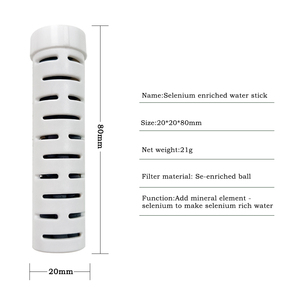 Bâtonnet filtrant portable enrichi en sé<span class=keywords><strong>l</strong></span>énium, en PP de qualité alimentaire, antioxydant, pour <span class=keywords><strong>l</strong></span>'eau, stimule <span class=keywords><strong>l</strong></span>'immunité, pour la consommation quotidienne - Product Image 2