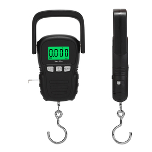 Weisheng WH-A29 50kg 전자 낚시 저울 디지털 익스프레스 교수형 저울 테이프 측정 - Product Image 1