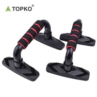 Bar Push Up TOPKO Bentuk I, Dapat Dilepas, Kokoh, Alat Gym Rumahan, Parallel Bar untuk Latihan Dada, Lengan, dan Inti Tubuh