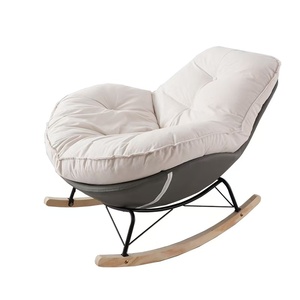 Poltrona de Balanço Moderna Nórdica de Luxo, Confortável e Grande, Estilo Pinguim, para Sala de Estar, Quarto e Escritório, Reclinável Individual para Adultos - Product Image 2