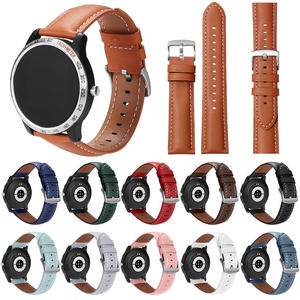Correa de Reloj de Cuero para S1 para GT/<span class=keywords><strong>GT2</strong></span>/GT3 para IWatch, Cuero Genuino, Hebilla de Pin, Deportiva, 20-49 mm, Estilo Transfronterizo - Product Image 4