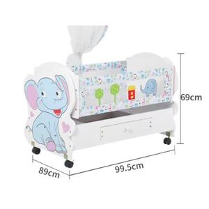<span class=keywords><strong>Lit</strong></span> bébé multifonctionnel en bois massif JINS pour nouveau-né avec design moderne, rangement et caractéristiques écologiques pour la chambre et l'école - Product Image 6